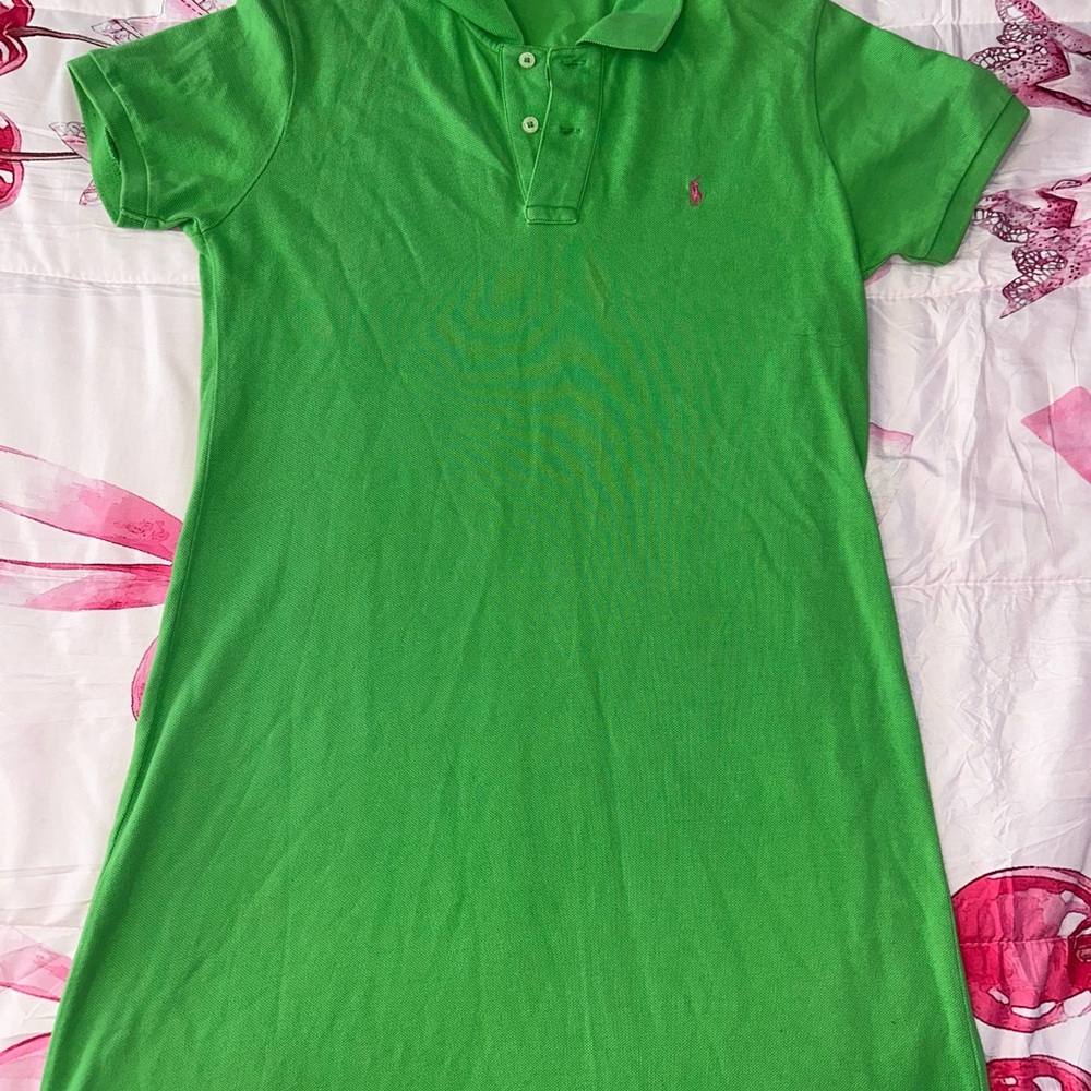 Polo by Ralph Lauren Green High Low Dress